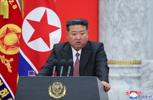 North Korean leader says South Korea-US-Japan military cooperation causes regional conflict
