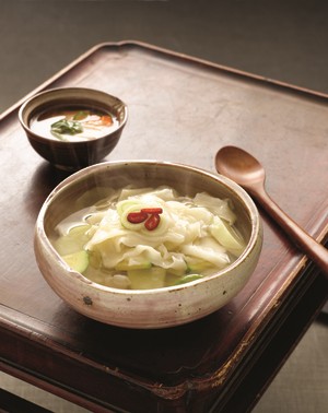 Sujebi, comforting Korean hand-pulled noodle soup in savory anchovy broth