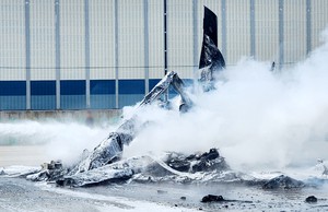 Military drone crash destroys $14m helicopter