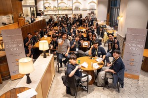 Chef Edward Lee serves dinner for children