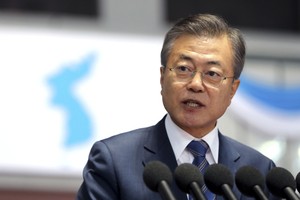Ex-President Moon indicted on bribery charge