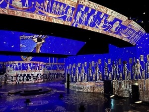 Ancient Egyptian history bro alive in immersive digital show