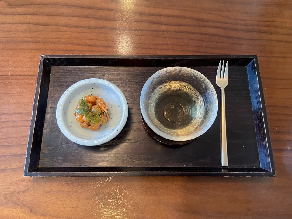 Ipgasim, or dessert, of the Won (Vow) Course at Balwoo Gongyang (Hong Yoo/ The Korea Herald)