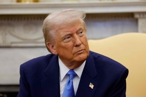 Trump says US is 'on time with tariffs' on Canada, Mexico