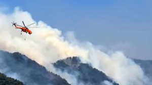 Wildfire forces evacuations and major highway closure in northeastern South Korea